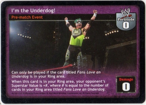 Im the Underdog!